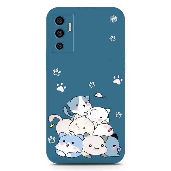 Cute Design Soft Phone Case - Silica Gel Case - Blue - Xiaomi Redmi K40 Pro