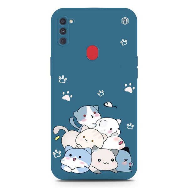 Cute Design Soft Phone Case - Silica Gel Case - Blue - Samsung Galaxy M13 5G