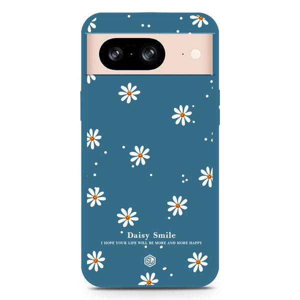 Daisy Smile Design Soft Phone Case - Blue - Google Pixel 8