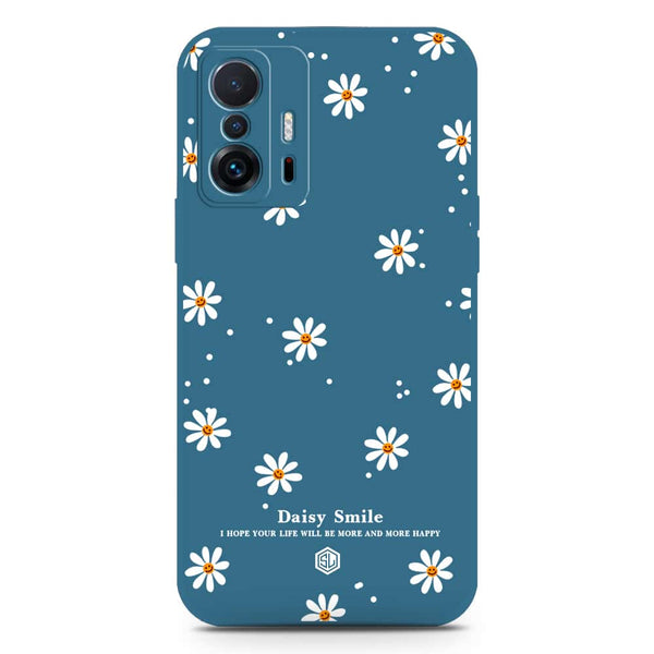 Daisy Smile Design Soft Phone Case - Silica Gel Case - Blue - Xiaomi 11T Pro