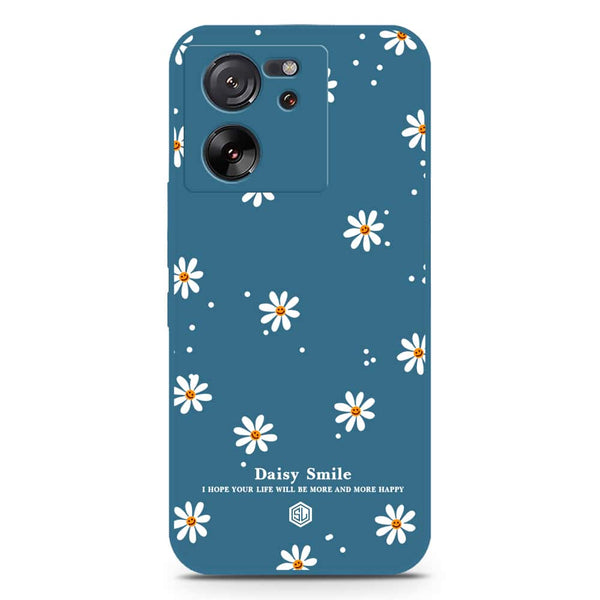 Daisy Smile Design Soft Phone Case - Silica Gel Case - Blue - Xiaomi 13T Pro