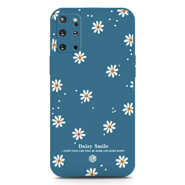 Daisy Smile Design Soft Phone Case - Silica Gel Case - Blue - Samsung Galaxy S20 Plus