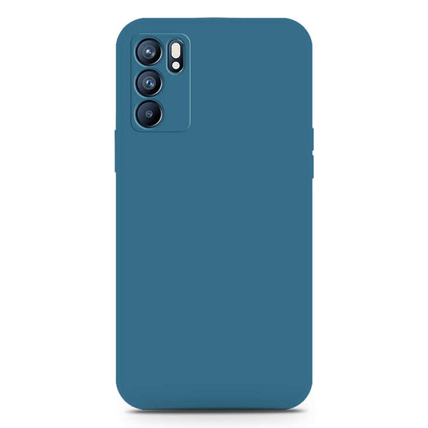 Skinlee Silica Gel Case - Blue - Oppo Reno 6 5G
