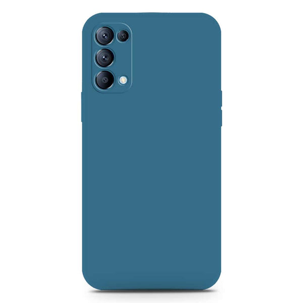 Skinlee Silica Gel Case - Blue - Oppo Reno 5 4G