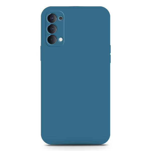 Skinlee Silica Gel Case - Blue - Oppo Reno 4 Pro 5G