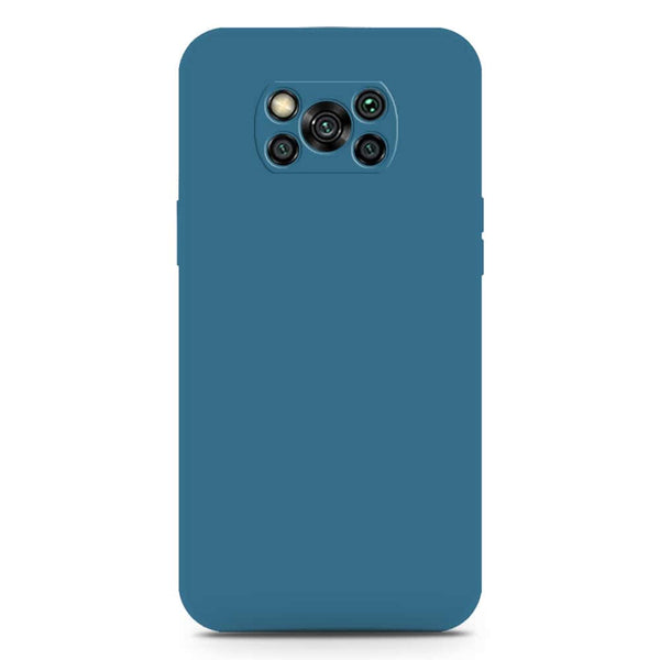 Skinlee Silica Gel Case - Blue - Xiaomi Poco X3
