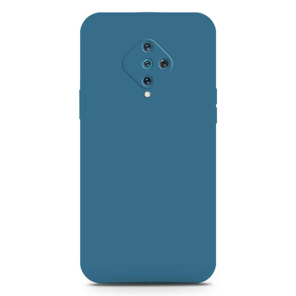 Skinlee Silica Gel Case - Blue - Vivo S1 Pro