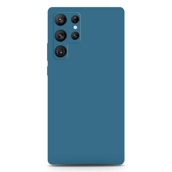 Skinlee Silica Gel Case - Blue - Samsung Galaxy S22 Ultra 5G