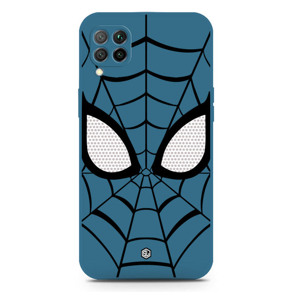Cool Spider Design Soft Phone Case - Blue - Huawei Nova 7i