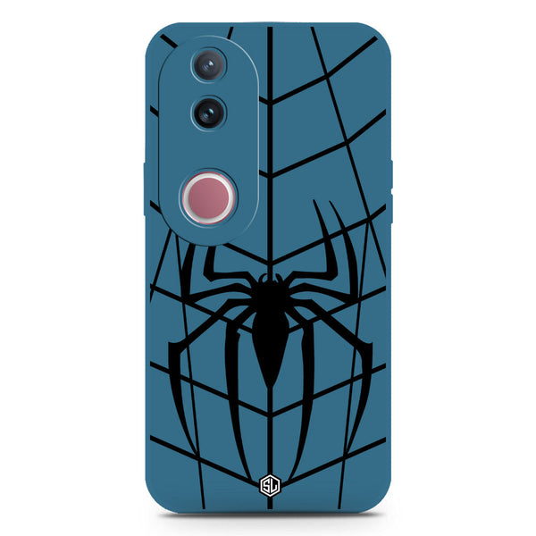 X-Spider Design Soft Phone Case - Silica Gel Case - Blue - Vivo V50