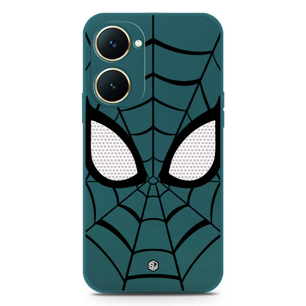 Cool Spider Design Soft Phone Case - Silica Gel Case - Darkgreen - Vivo Y03t