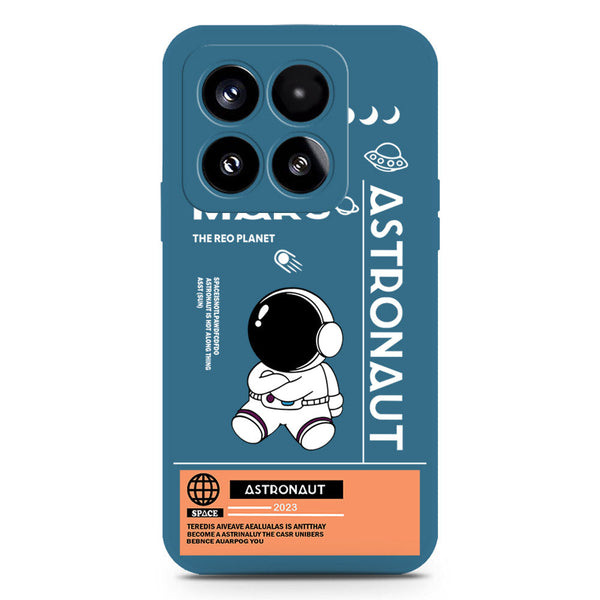 Astronaut Series Design Soft Phone Case - Silica Gel Case - Blue - Xiaomi 15