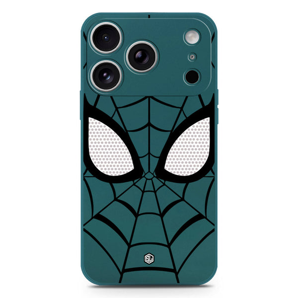 Cool Spider Design Soft Phone Case - Silica Gel Case - Darkgreen - iPhone 17 Pro