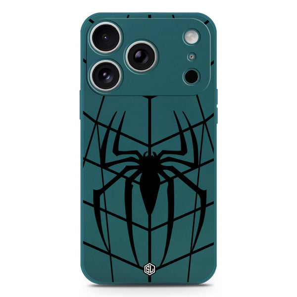 X-Spider Design Soft Phone Case - Silica Gel Case - Darkgreen - iPhone 17 Pro