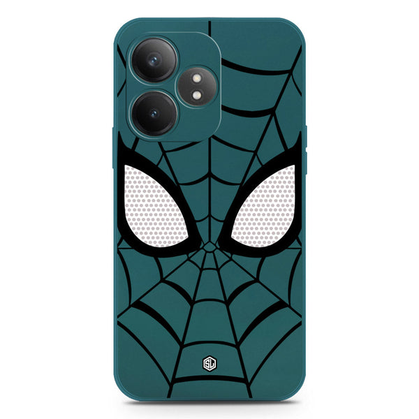 Cool Spider Design Soft Phone Case - Silica Gel Case - Darkgreen - Realme GT Neo 6 SE