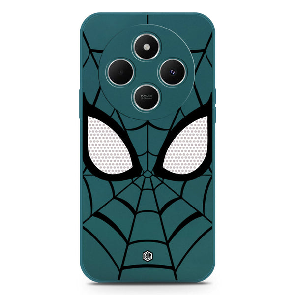 Cool Spider Design Soft Phone Case - Silica Gel Case - Darkgreen - Xiaomi Redmi 14C