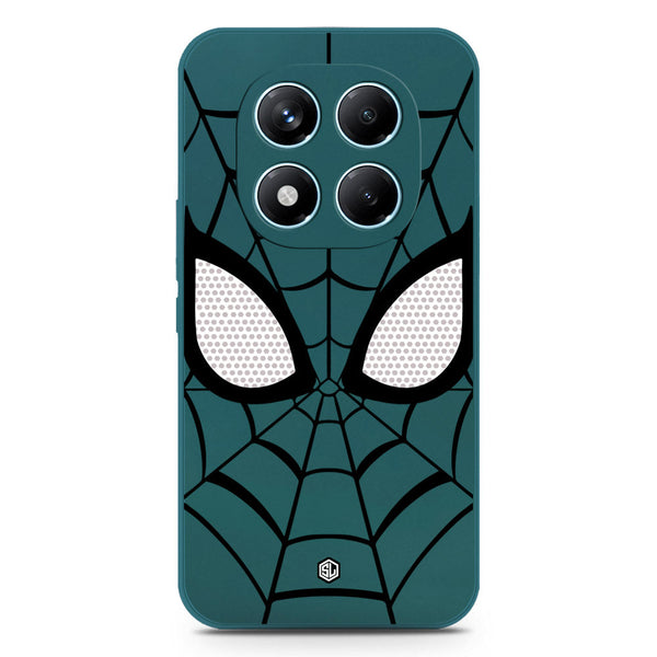 Cool Spider Design Soft Phone Case - Silica Gel Case - Darkgreen - Xiaomi Redmi Note 14 Pro 4G