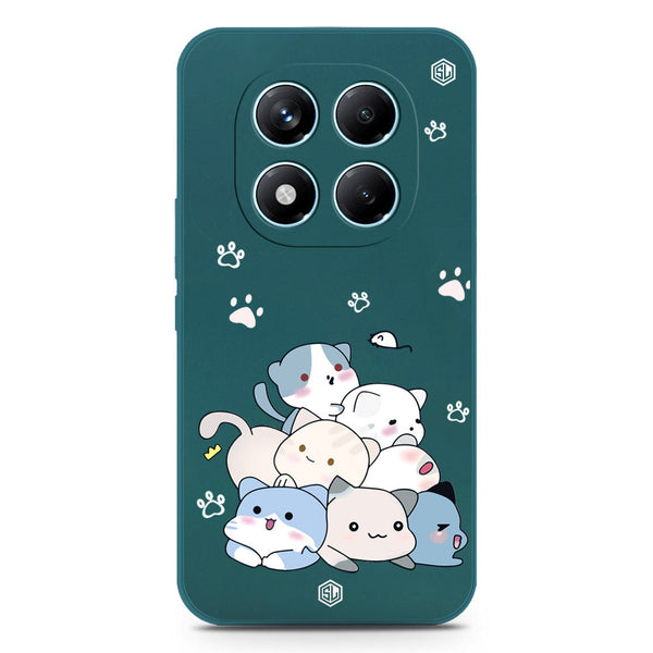 Cute Design Soft Phone Case - Silica Gel Case - Darkgreen - Xiaomi Redmi Note 14 Pro 4G