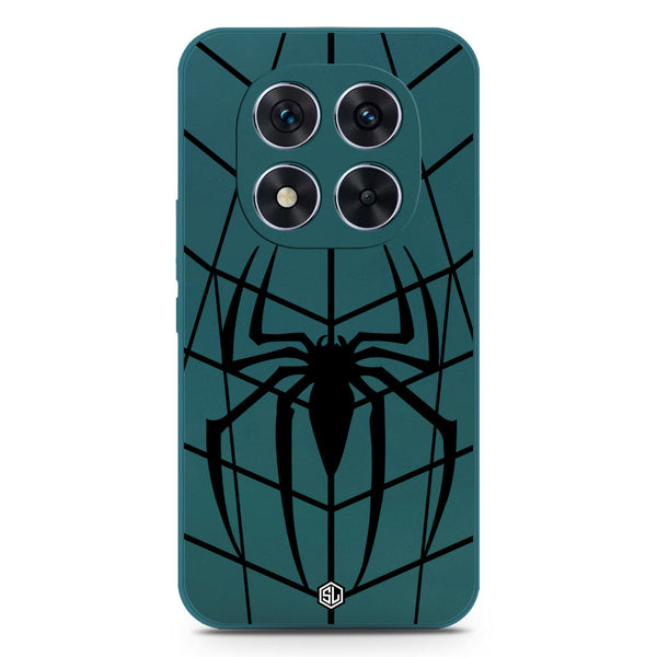 X-Spider Design Soft Phone Case - Silica Gel Case - Darkgreen - Xiaomi Redmi Note 14 Pro Plus 5G