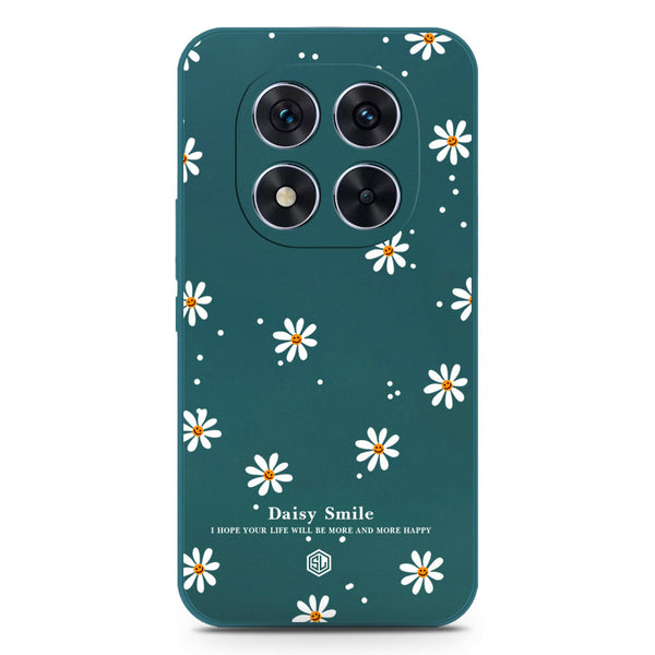 Daisy Smile Design Soft Phone Case - Silica Gel Case - Darkgreen - Xiaomi Redmi Note 14 Pro Plus 5G