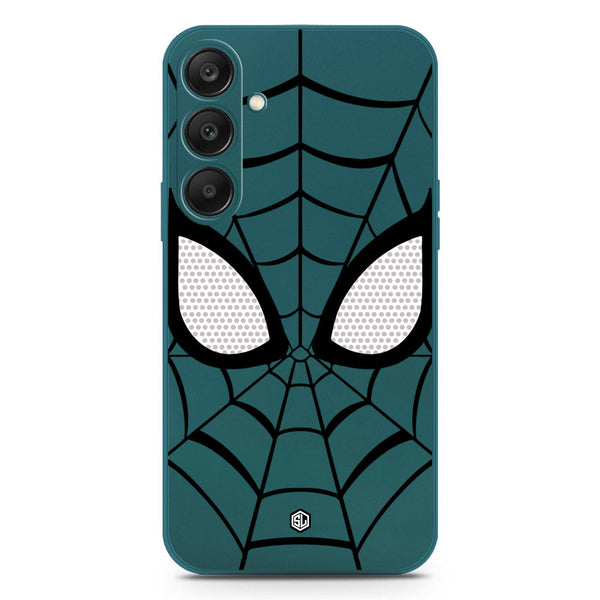 Cool Spider Design Soft Phone Case - Silica Gel Case - Darkgreen - Samsung Galaxy S25