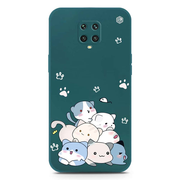 Cute Design Soft Phone Case - Silica Gel Case - Darkgreen - Xiaomi Redmi Note 9S