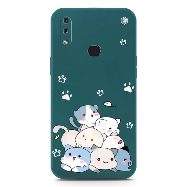 Cute Design Soft Phone Case - Silica Gel Case - Darkgreen - Samsung Galaxy A10s