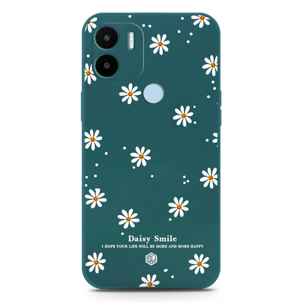 Daisy Smile Design Soft Phone Case - Silica Gel Case - Darkgreen - Xiaomi Poco C50