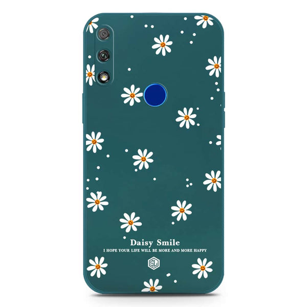 Daisy Smile Design Soft Phone Case - Silica Gel Case - Darkgreen - Honor 9X