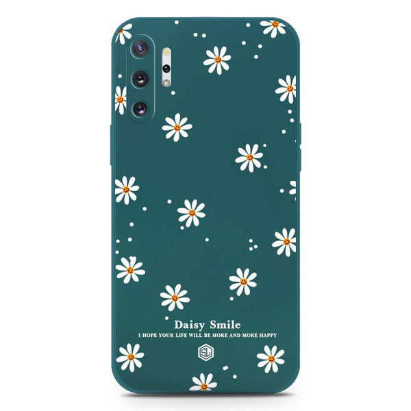 Daisy Smile Design Soft Phone Case - Silica Gel Case - Darkgreen - Samsung Galaxy Note 10 Plus