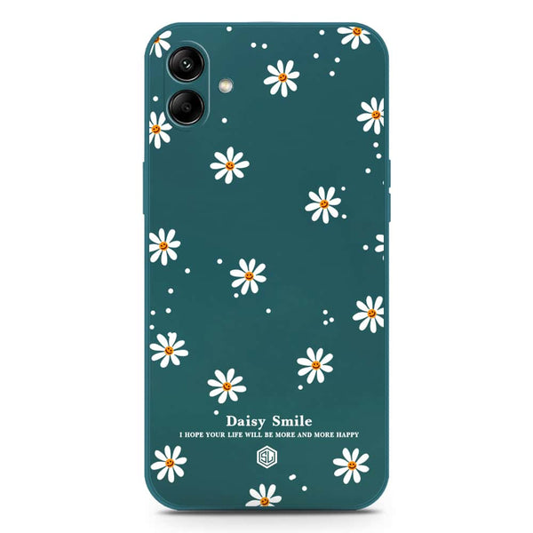 Daisy Smile Design Soft Phone Case - Silica Gel Case - Darkgreen - Samsung Galaxy M13 5G