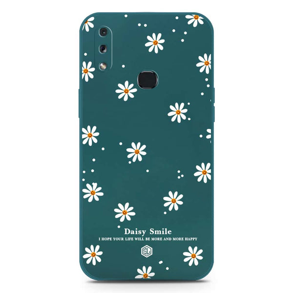 Daisy Smile Design Soft Phone Case - Silica Gel Case - Darkgreen - Samsung Galaxy A10s