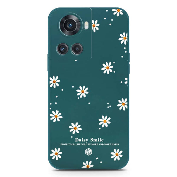 Daisy Smile Design Soft Phone Case - Silica Gel Case - Darkgreen - OnePlus Ace