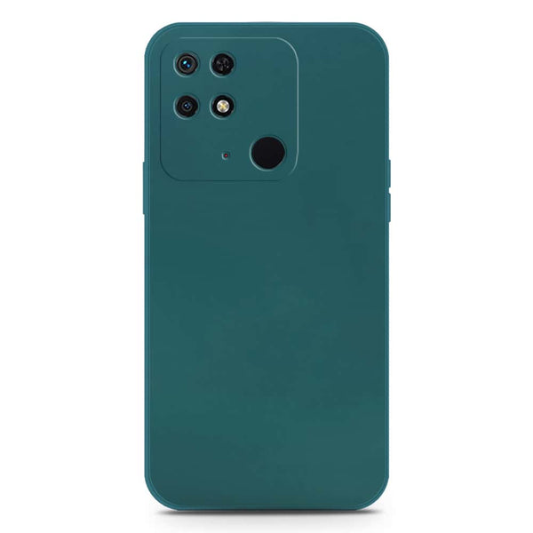 Skinlee Silica Gel Case - Darkgreen - Xiaomi Redmi 10C