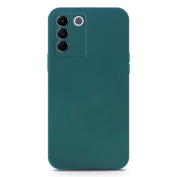 Skinlee Silica Gel Case - Darkgreen - Vivo V27e