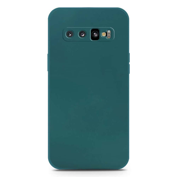 Skinlee Silica Gel Case - Darkgreen - Samsung Galaxy S10 Plus