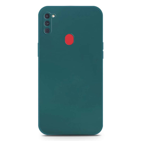 Skinlee Silica Gel Case - Darkgreen - Samsung Galaxy M11