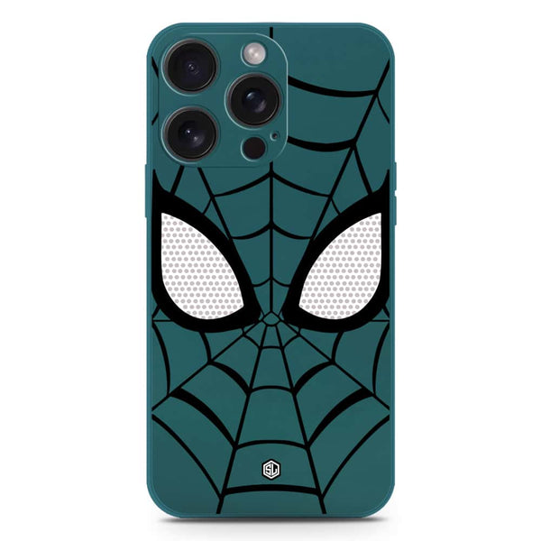 Cool Spider Design Soft Phone Case - Silica Gel Case - Darkgreen - iPhone 16 Pro Max