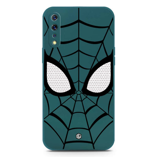 Cool Spider Design Soft Phone Case - Darkgreen - Vivo S1