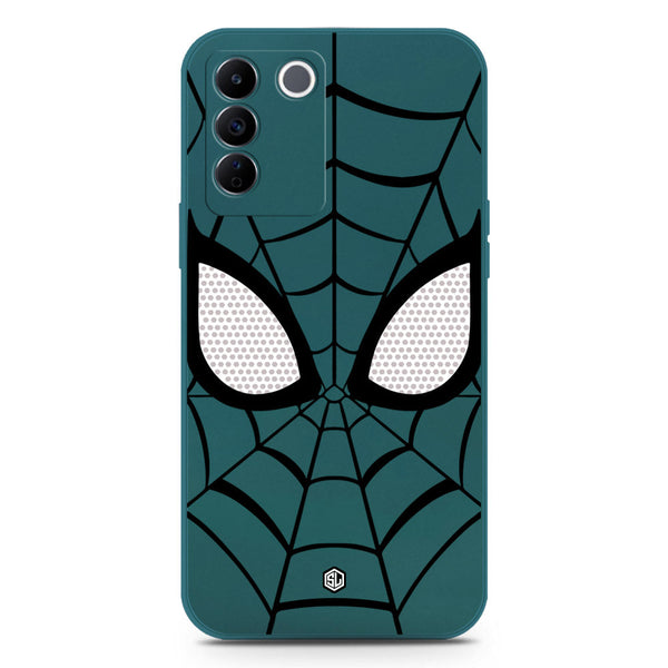 Cool Spider Design Soft Phone Case - Darkgreen - Vivo V27e
