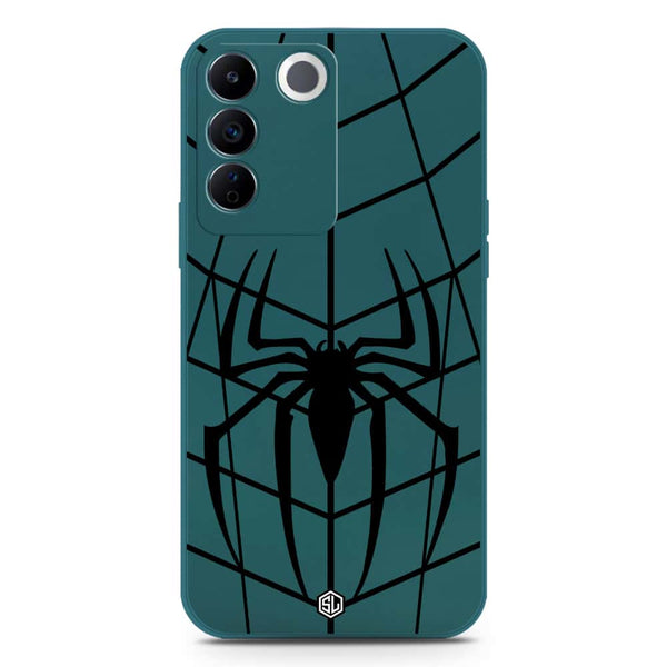 X-Spider Spider Design Soft Phone Case - Darkgreen - Vivo S16e