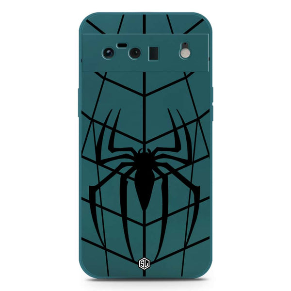 X-Spider Spider Design Soft Phone Case - Darkgreen - Google Pixel 6