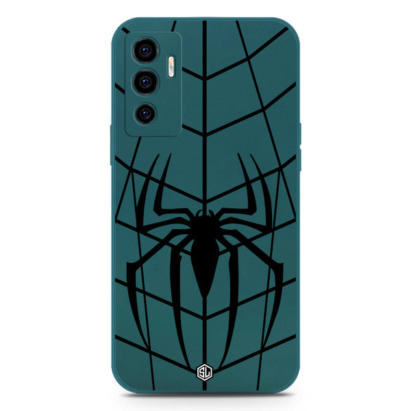 X-Spider Spider Design Soft Phone Case - Darkgreen - Vivo V23e 5G