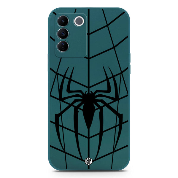 X-Spider Spider Design Soft Phone Case - Darkgreen - Vivo V27e
