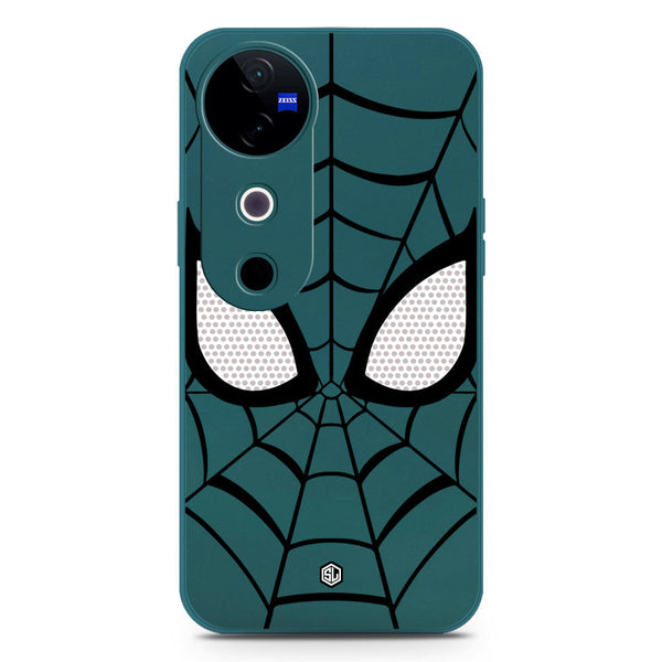 Cool Spider Design Soft Phone Case - Silica Gel Case - Darkgreen - Vivo S19