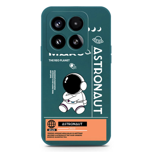 Astronaut Series Design Soft Phone Case - Silica Gel Case - Darkgreen - Xiaomi 15