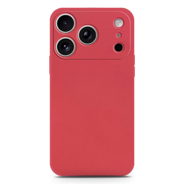 Skinlee Silica Gel Case - Red - iPhone 17 Pro Max