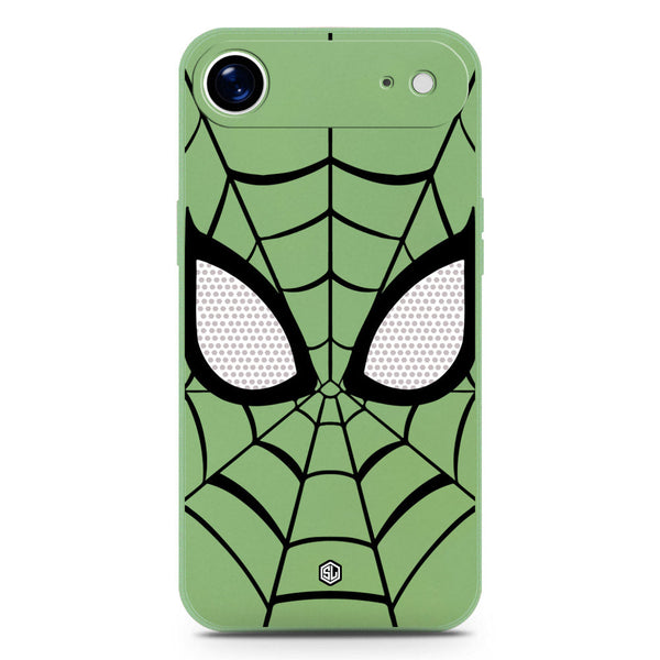 Cool Spider Design Soft Phone Case - Silica Gel Case - LightGreen - iPhone 17 Air