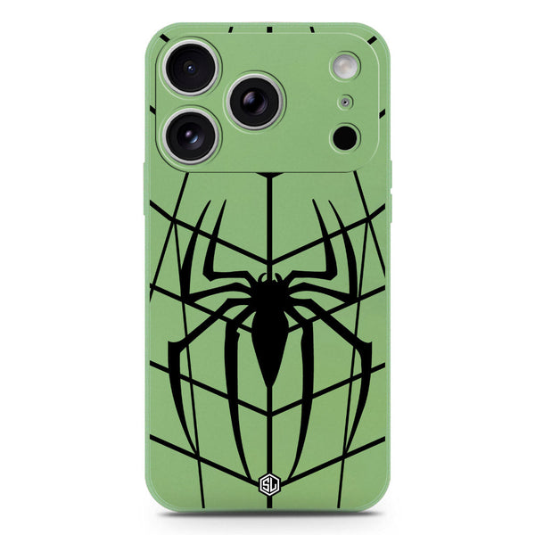 X-Spider Design Soft Phone Case - Silica Gel Case - LightGreen - iPhone 17 Pro