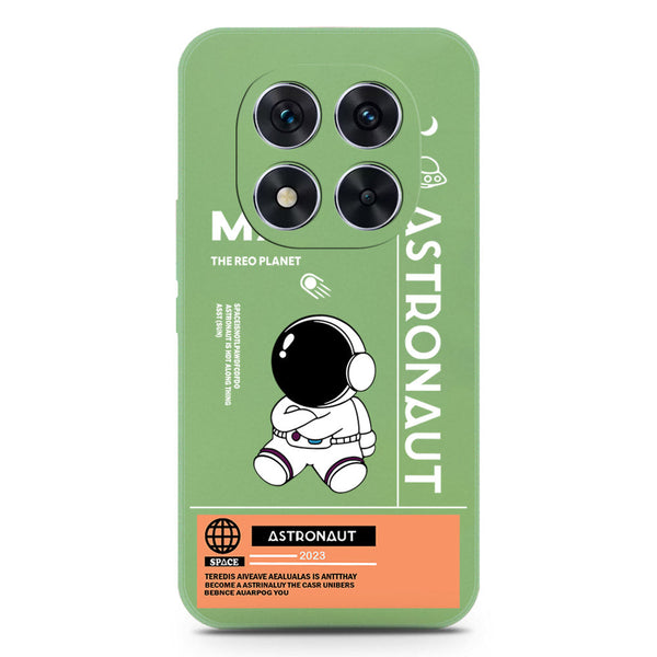 Astronaut Series Design Soft Phone Case - Silica Gel Case - LightGreen - Xiaomi Redmi Note 14 Pro Plus 5G